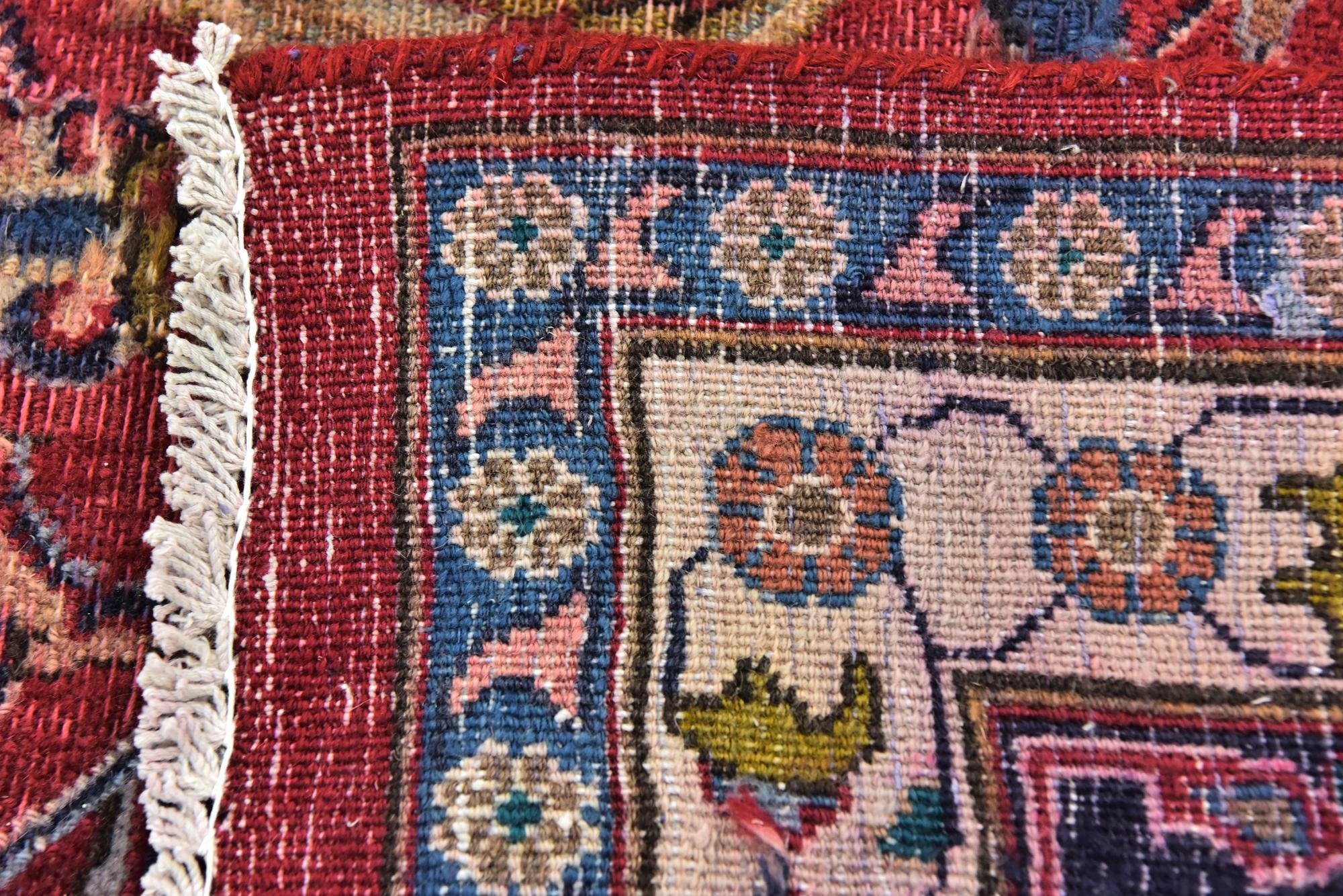 9' 6 x 12' 9 Hand Knotted Kashmar Persian Wool Rug