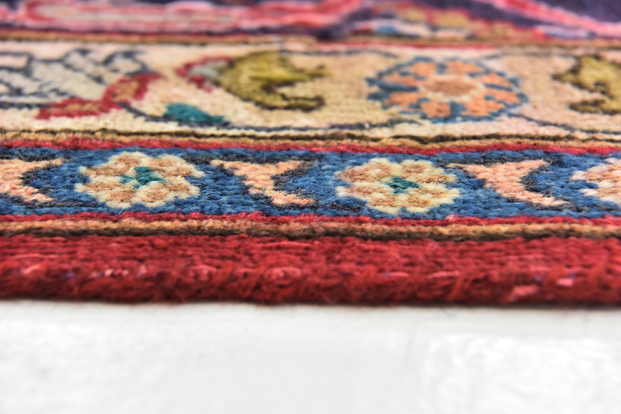 9' 6 x 12' 9 Hand Knotted Kashmar Persian Wool Rug