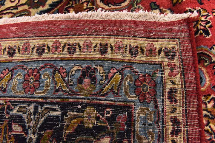 9' 8 x 12' 6 Hand Knotted Kashmar Persian Wool Rug