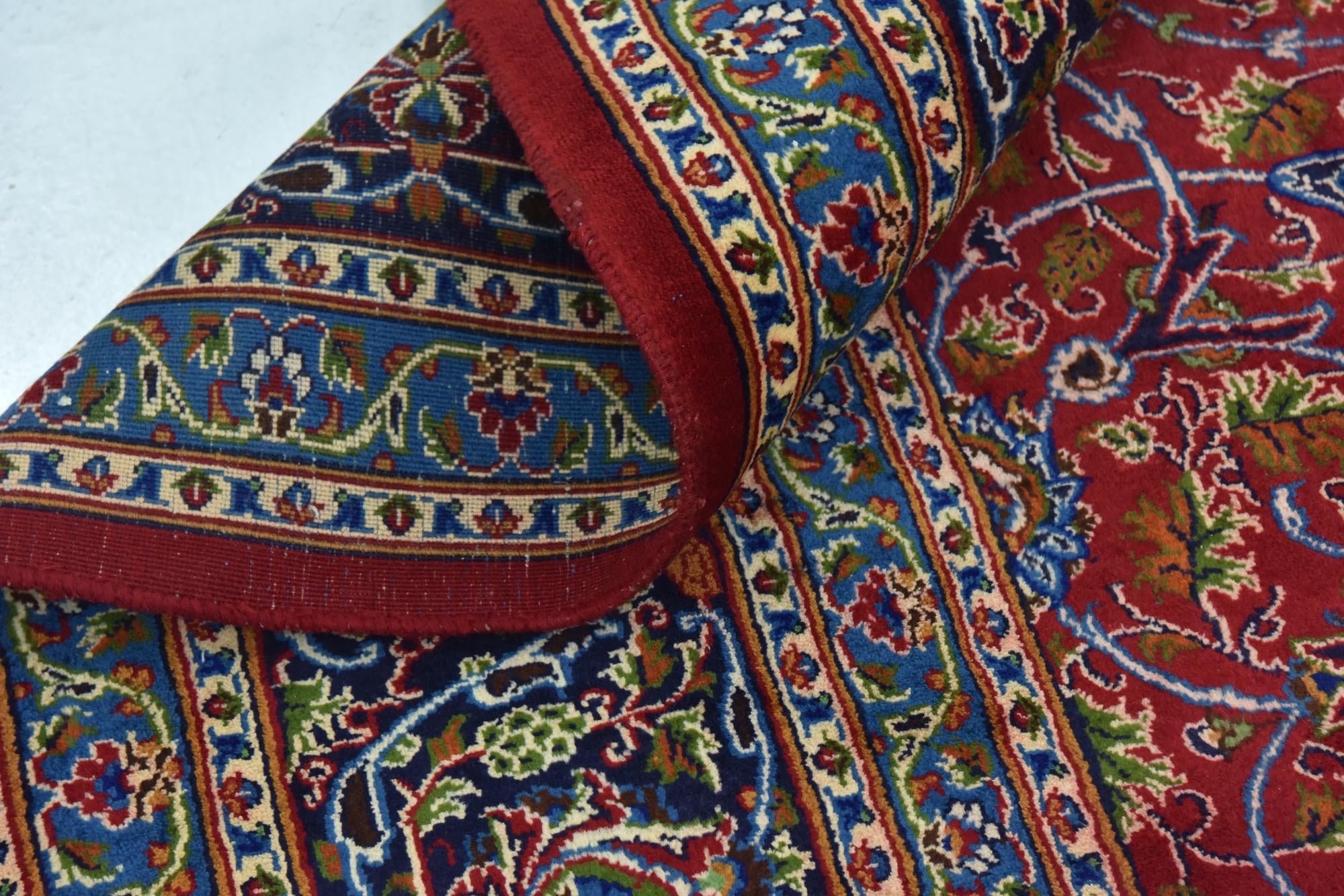 9' 9 x 12' 9 Hand Knotted Kashmar Persian Wool Rug