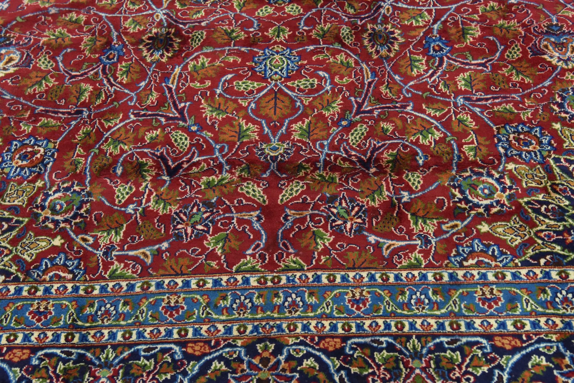 9' 9 x 12' 9 Hand Knotted Kashmar Persian Wool Rug