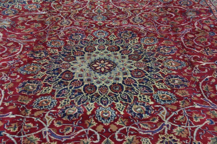 9' 3 x 12' 2 Hand Knotted Kashmar Persian Wool Rug