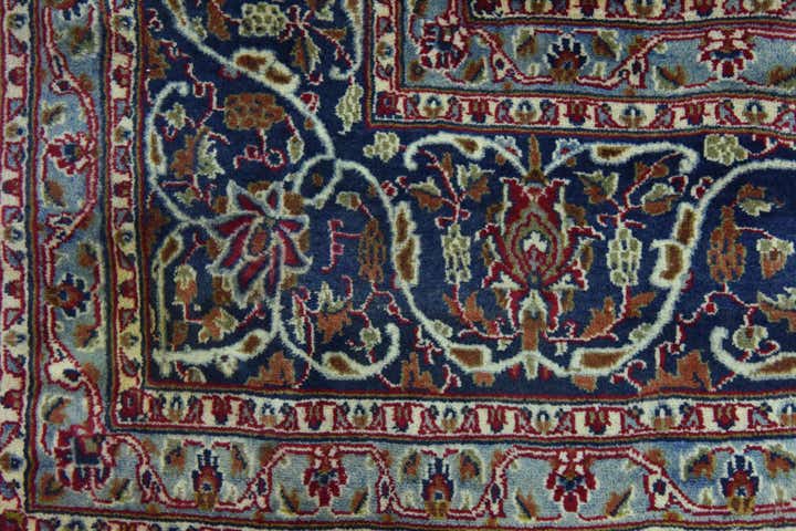 9' 3 x 12' 2 Hand Knotted Kashmar Persian Wool Rug