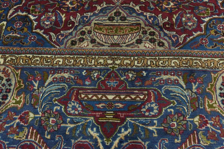 9' 9 x 12' 9 Hand Knotted Kashmar Persian Wool Rug