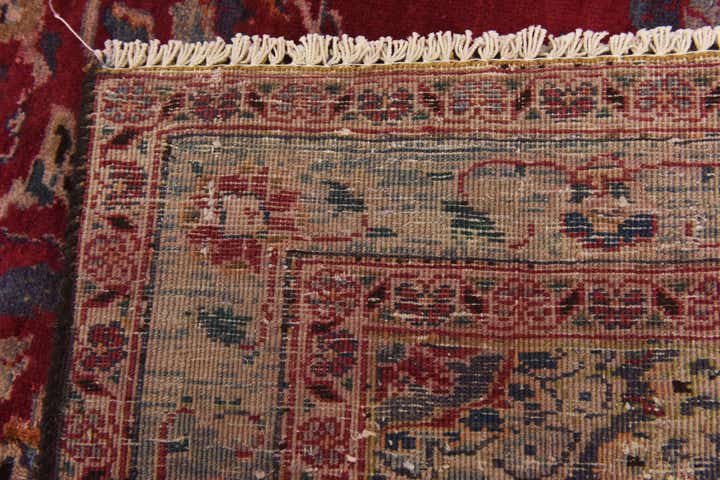 6' 10 x 9' 6 Hand Knotted Kashmar Persian Wool Rug
