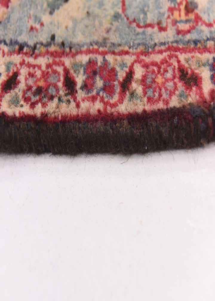 6' 10 x 9' 6 Hand Knotted Kashmar Persian Wool Rug