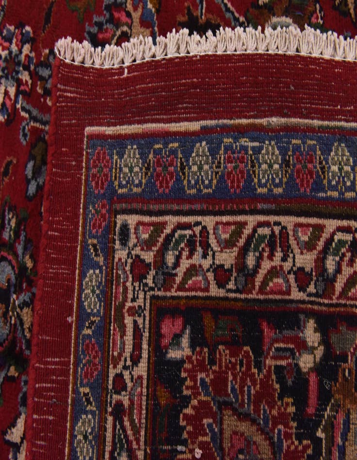 Detail image of 9' 9 x 12' 5  Hand Knotted Kashmar Persian Wool Rug