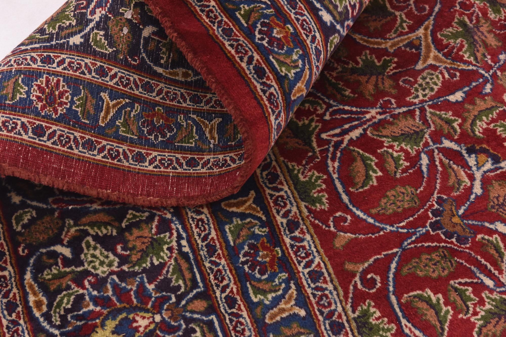 9' 8 x 12' 7 Hand Knotted Kashmar Persian Wool Rug