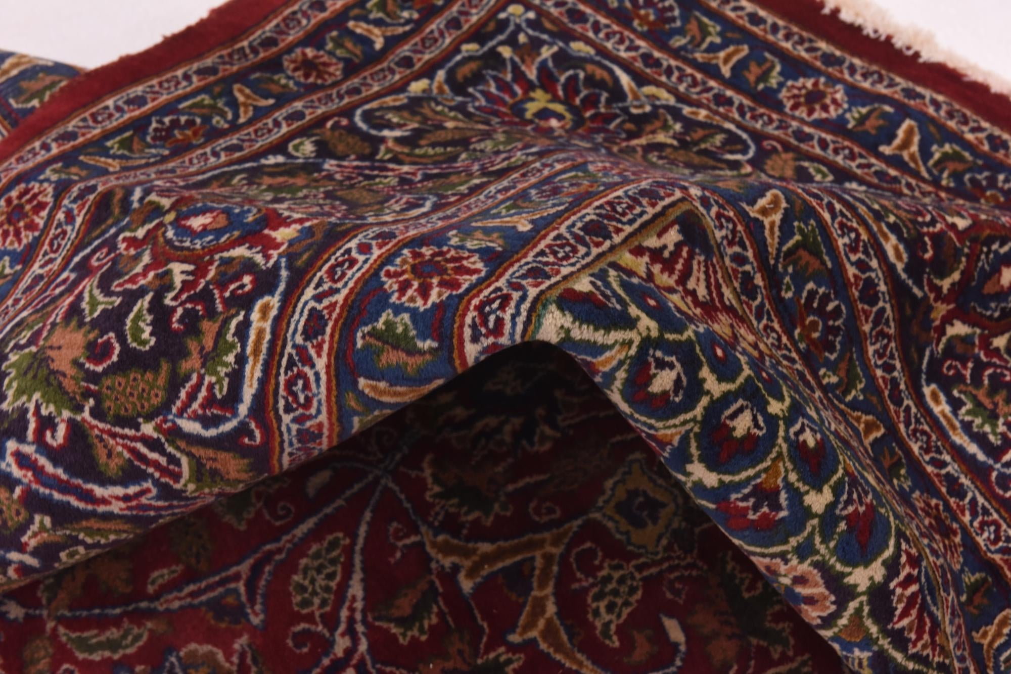 9' 8 x 12' 7 Hand Knotted Kashmar Persian Wool Rug