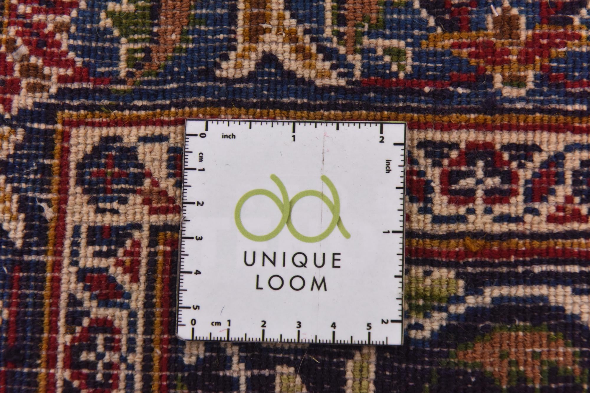 9' 8 x 12' 7 Hand Knotted Kashmar Persian Wool Rug