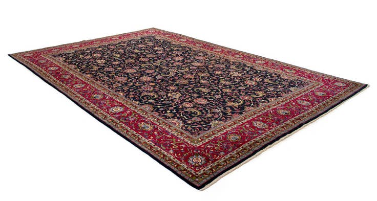 Detail image of 9' 9 x 13' 5 Hand Knotted Kashmir Persian Wool Rug