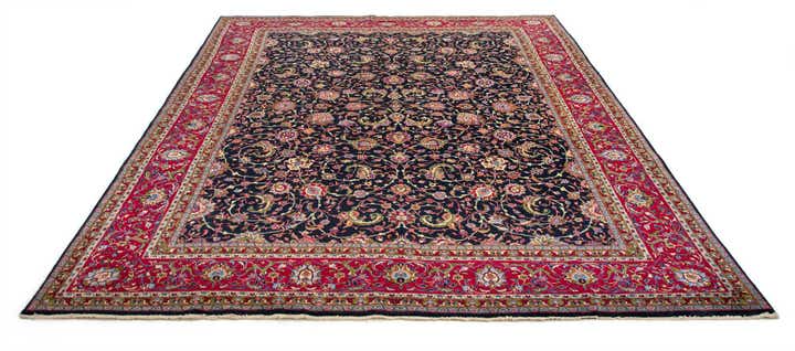 9' 9 x 13' 5 Hand Knotted Kashmir Persian Wool Rug