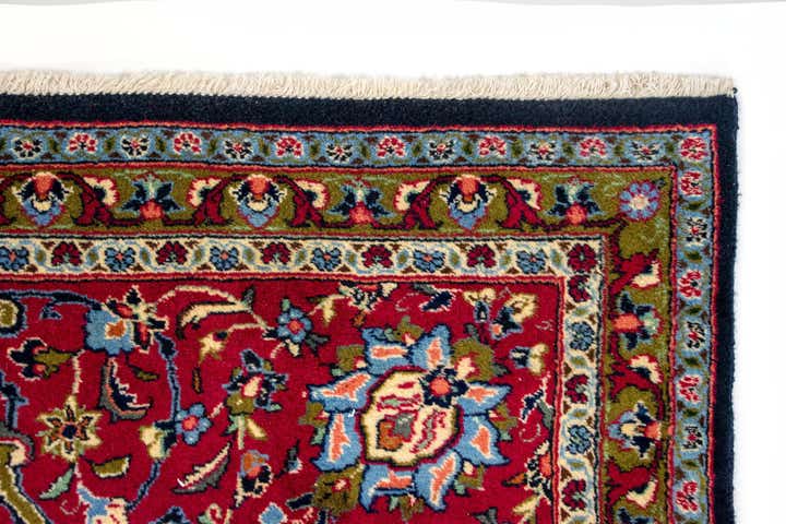 9' 9 x 13' 5 Hand Knotted Kashmir Persian Wool Rug
