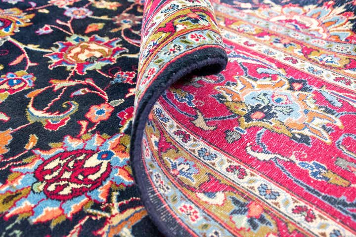 9' 9 x 13' 5 Hand Knotted Kashmir Persian Wool Rug