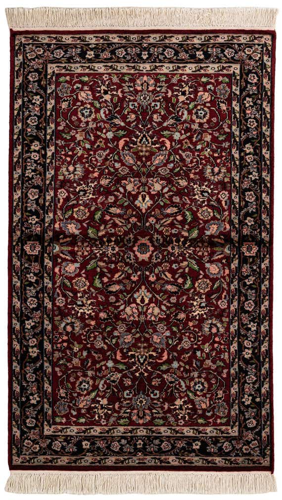 3' 3 x 5' 5 Hand Knotted Kashmir Oriental Rug