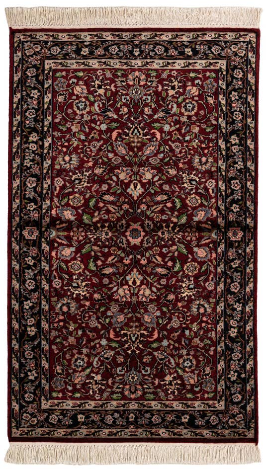 Detail image of 3' 3 x 5' 5 Hand Knotted Kashmir Oriental Rug