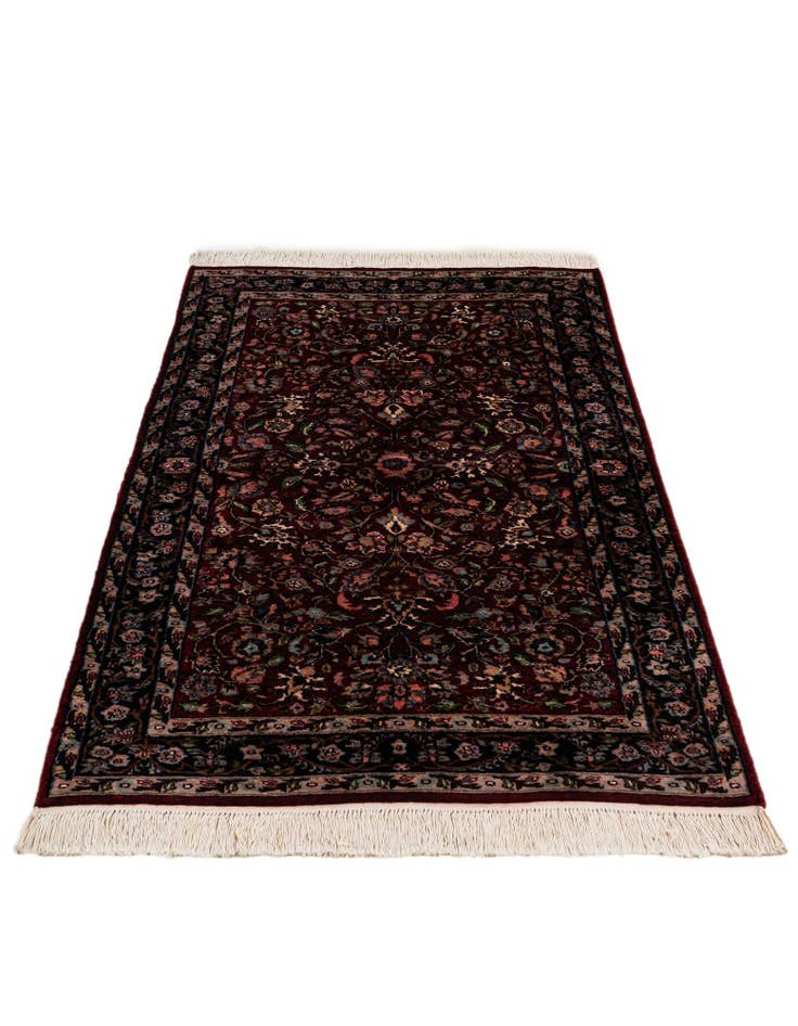Detail image of 3' 2 x 5' 4 Hand Knotted Kashmir Oriental Wool Rug