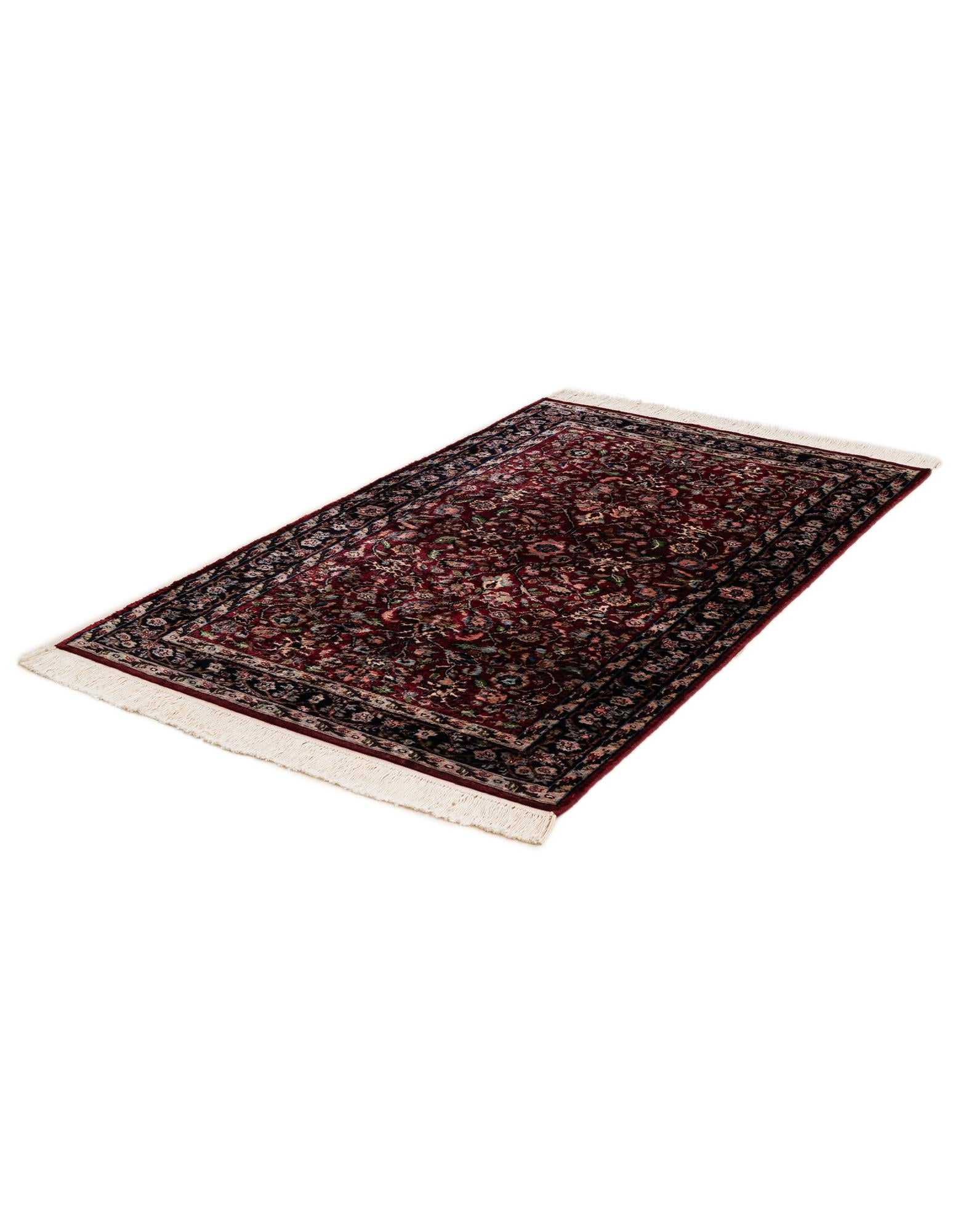 3' 2 x 5' 4 Hand Knotted Kashmir Oriental Wool Rug