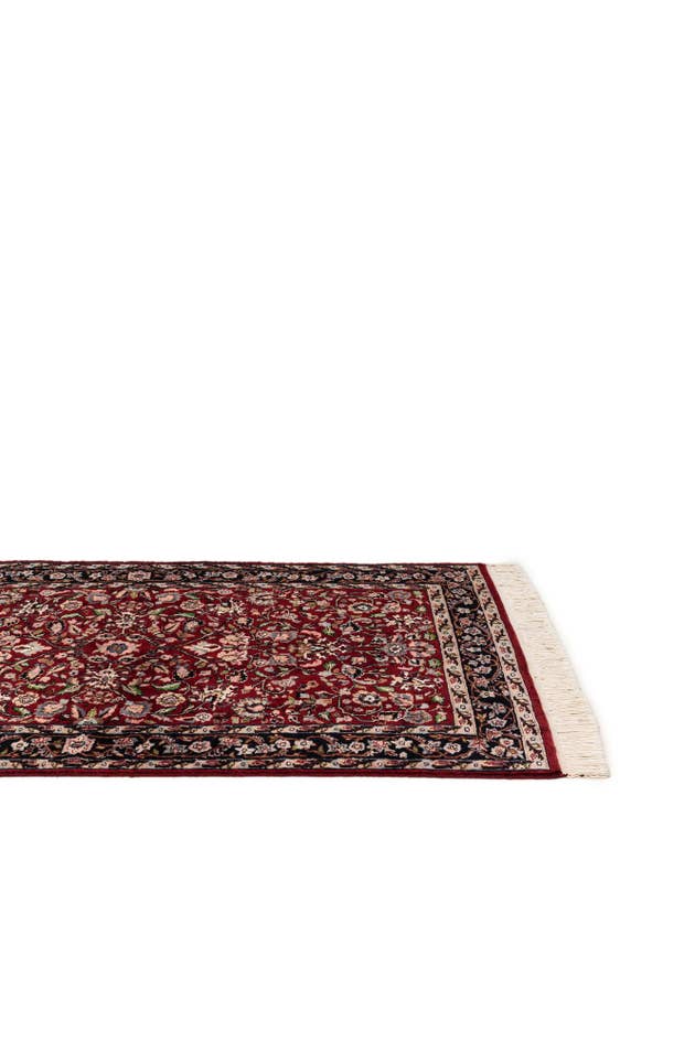 Detail image of 3' 2 x 5' 4 Hand Knotted Kashmir Oriental Wool Rug
