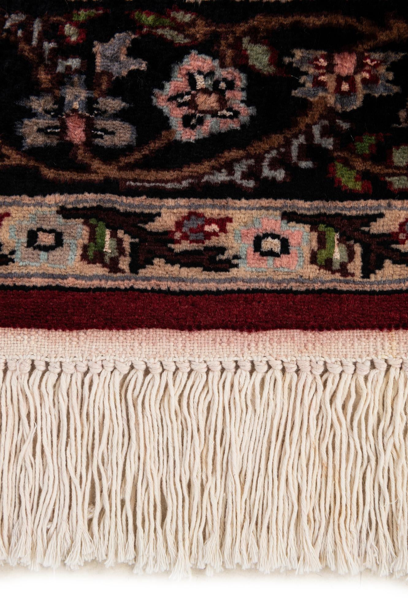 3' 2 x 5' 4 Hand Knotted Kashmir Oriental Wool Rug