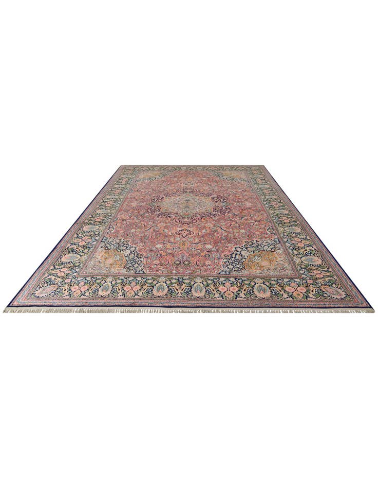 Detail image of 12' x 20' 3 Hand Knotted Kashmir Oriental Wool Rug