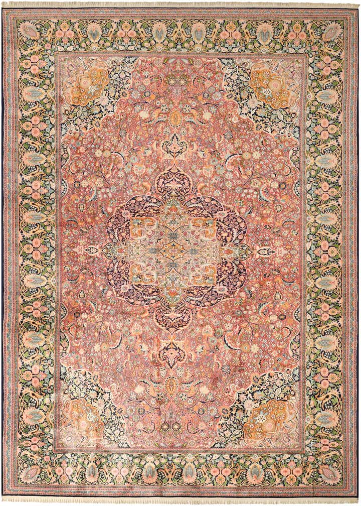 12' x 20' 3 Hand Knotted Kashmir Oriental Wool Rug