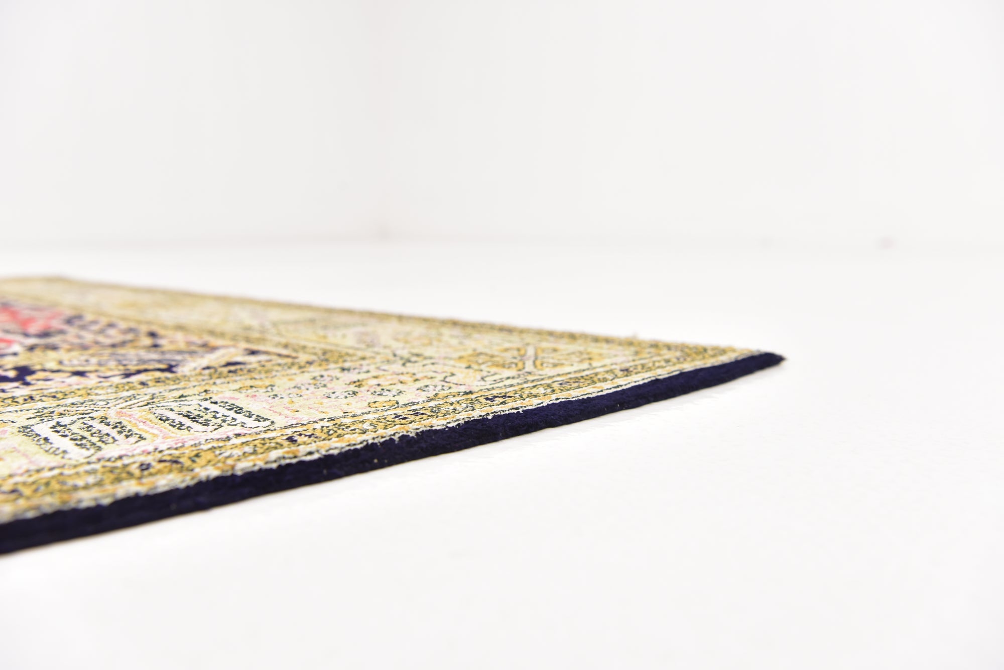 3' 7 x 5' 3 Hand Knotted Kashmir Oriental Wool Rug