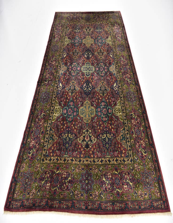 Detail image of 6' 4 x 9' 6 Hand Knotted Kashmir Oriental Wool Rug