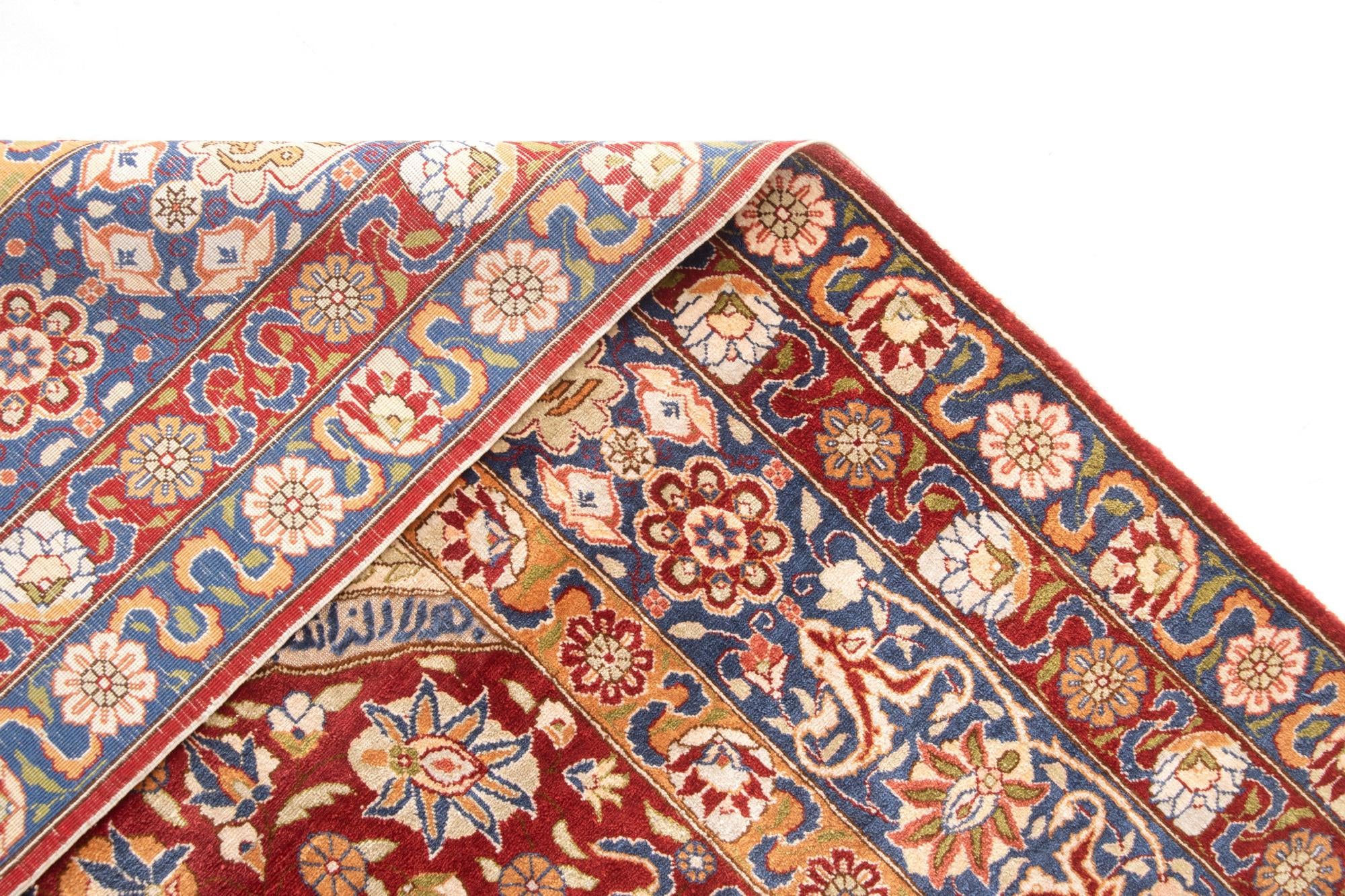 3' 11 x 6' 3 Hand Knotted Kayseri Silk Rug
