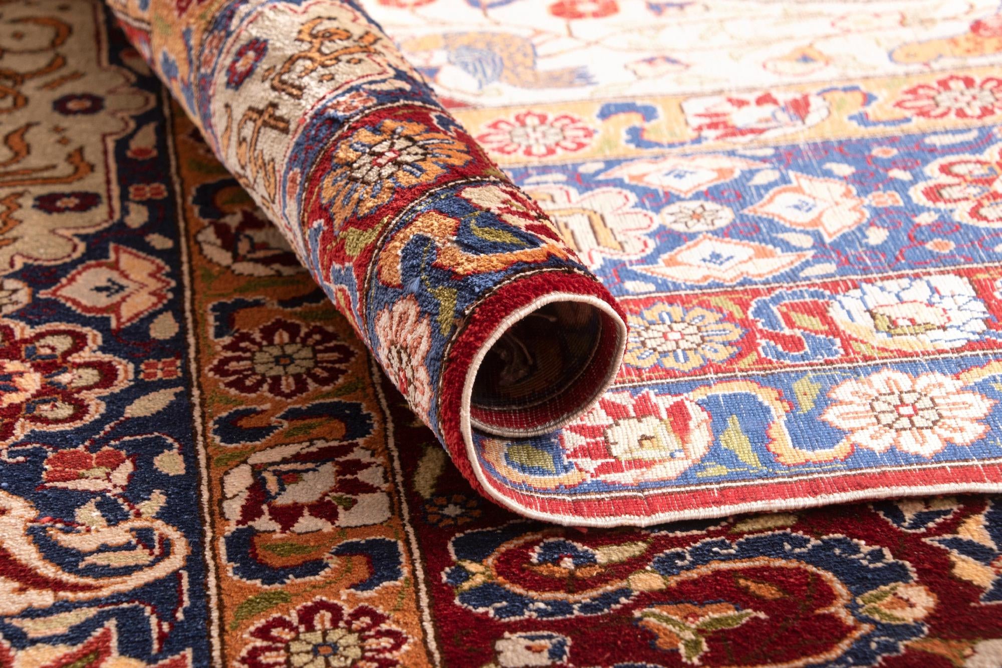 3' 11 x 6' 3 Hand Knotted Kayseri Silk Rug