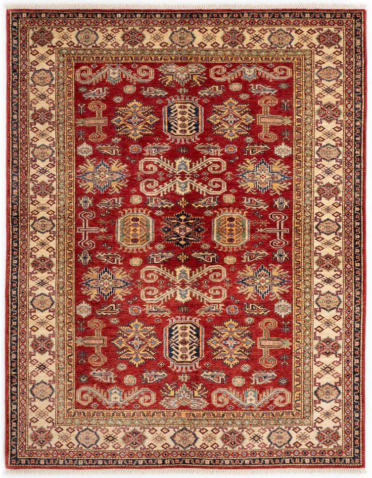Detail image of 5' 7 x 8' 1 Kazak Wool Rug