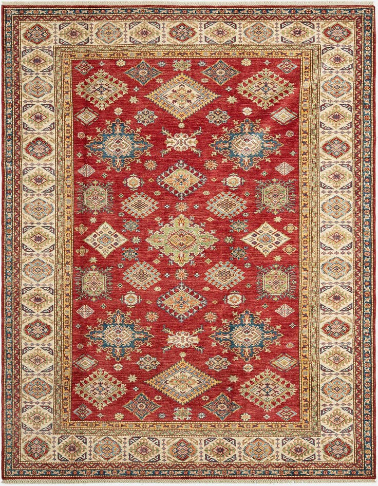 Detail image of 6' 9 x 9' 11 Kazak Wool Rug