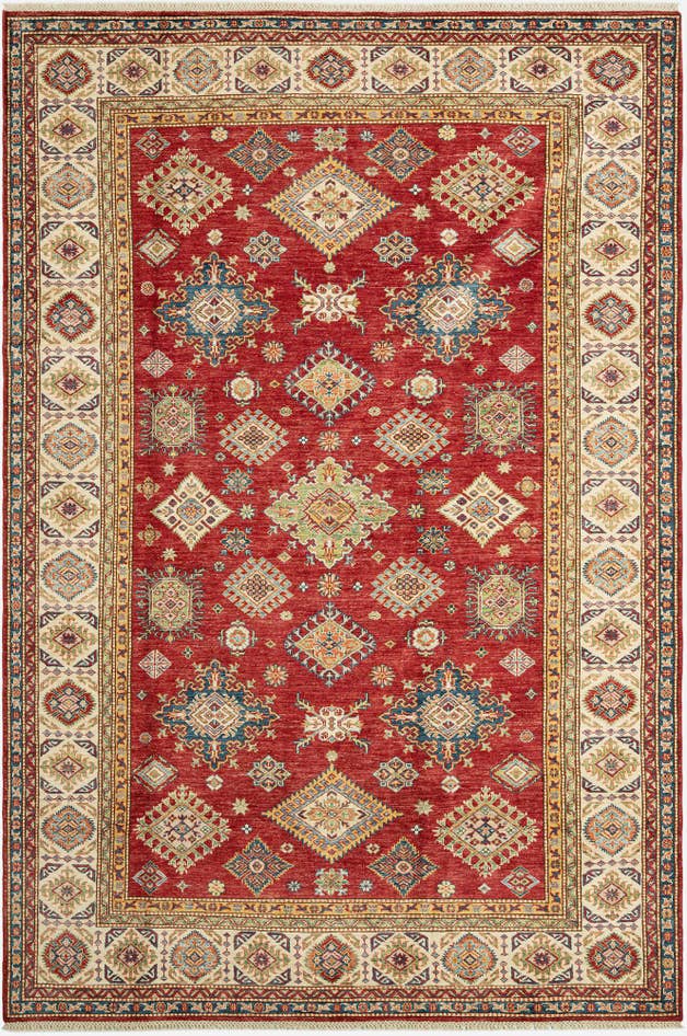 Detail image of 6' 9 x 9' 11 Kazak Wool Rug