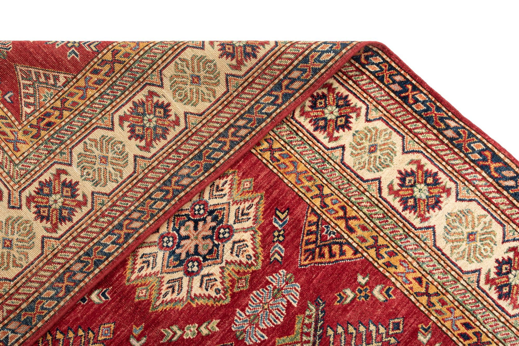 6' 7 x 9' 6 Kazak Wool Rug