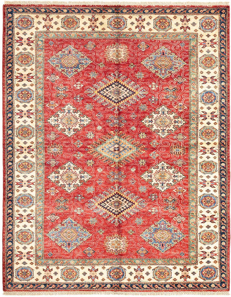Detail image of 5' 6 x 7' 7 Kazak Wool Rug