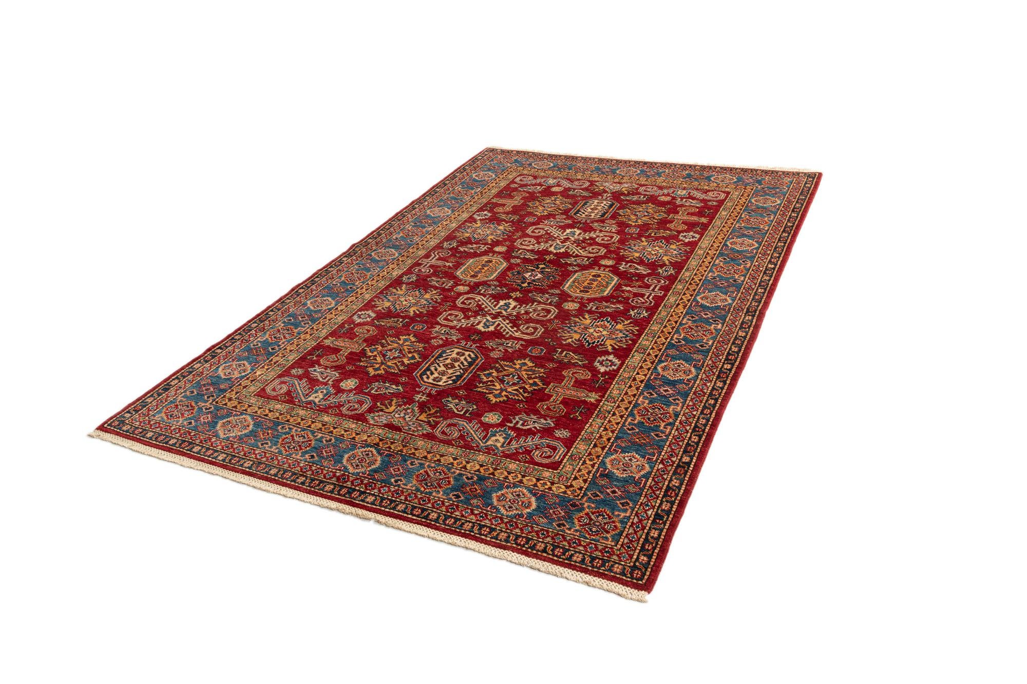 5' 5 x 8' 1 Kazak Wool Rug