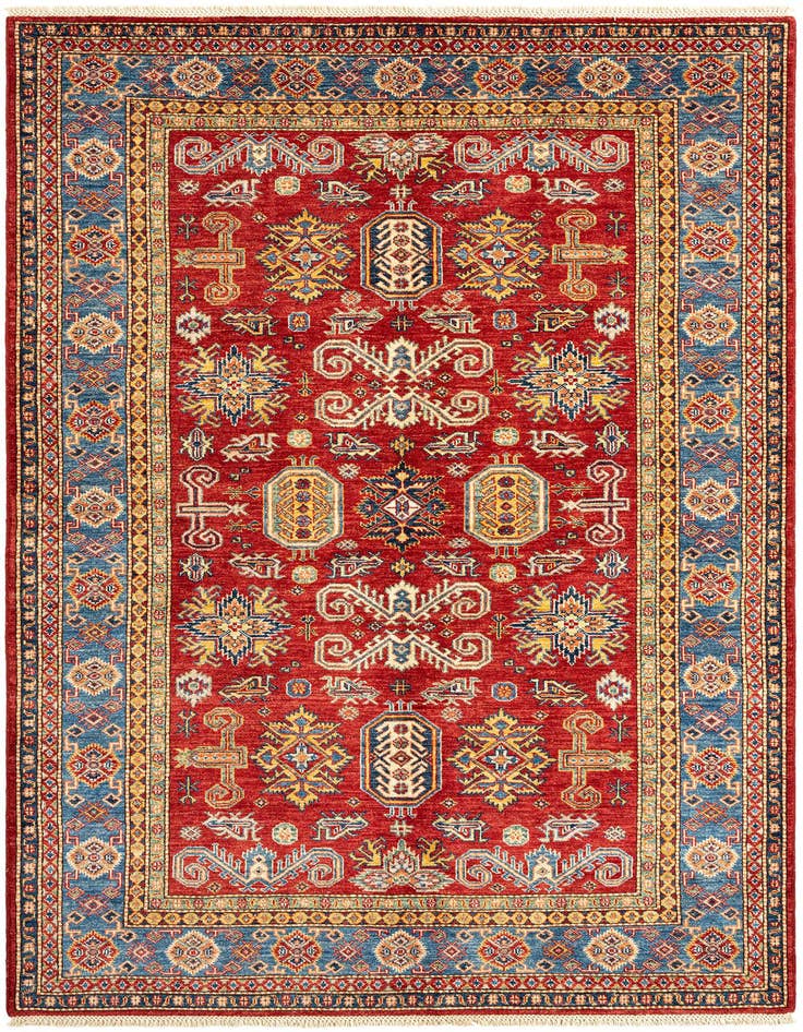 Detail image of 5' 5 x 8' 1 Kazak Wool Rug
