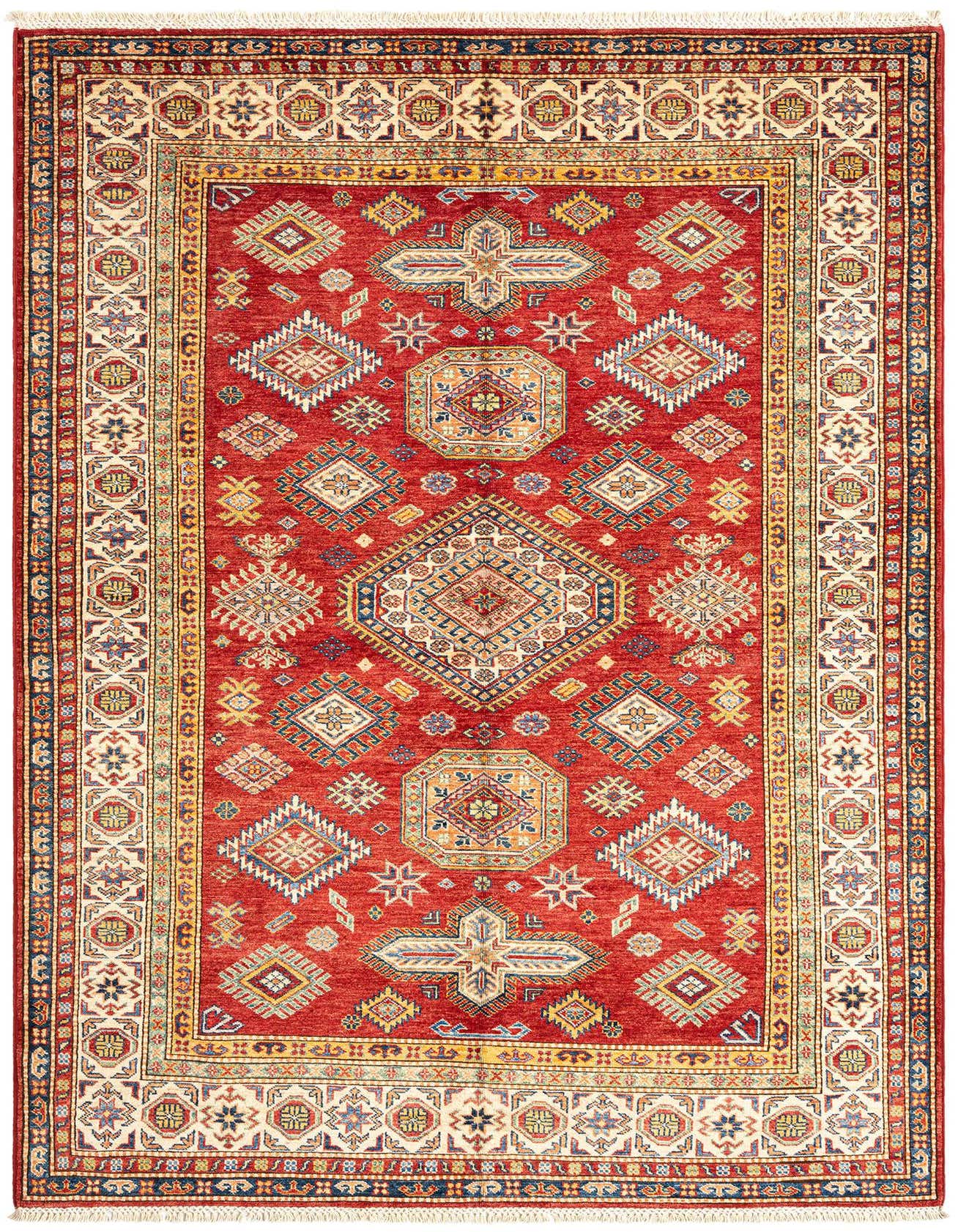 5' 4 x 8' 2 Kazak Wool Rug