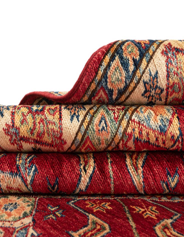 Detail image of 4' 9 x 6' 11 Kazak Wool Rug