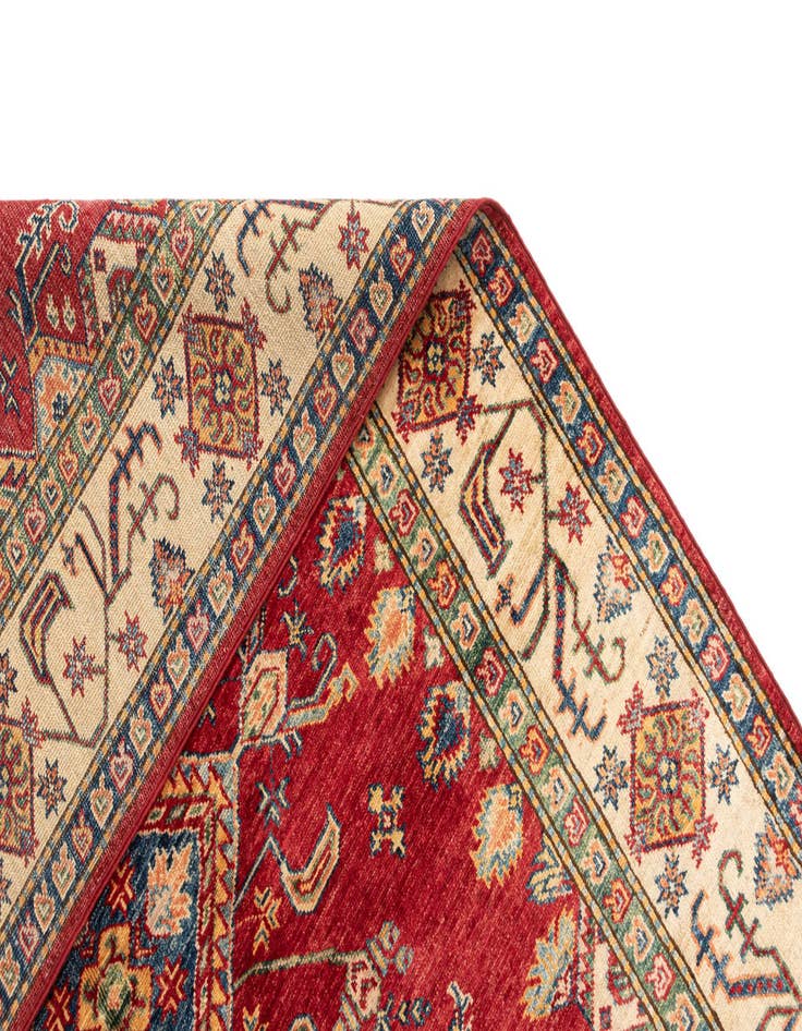 Detail image of 4' 9 x 6' 11 Kazak Wool Rug