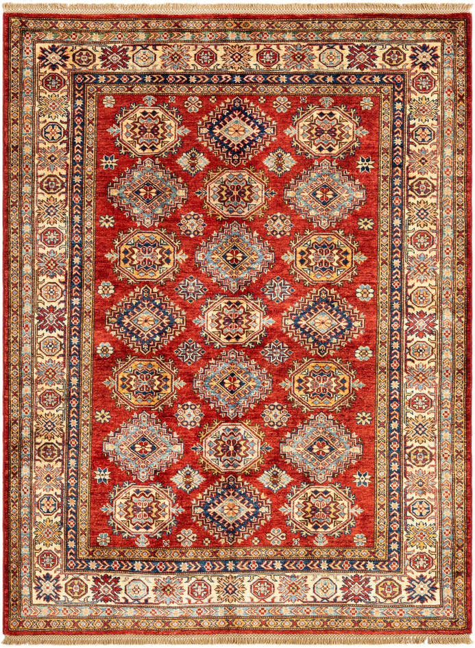 Detail image of 4' 11 x 6' 7 Kazak Wool Rug