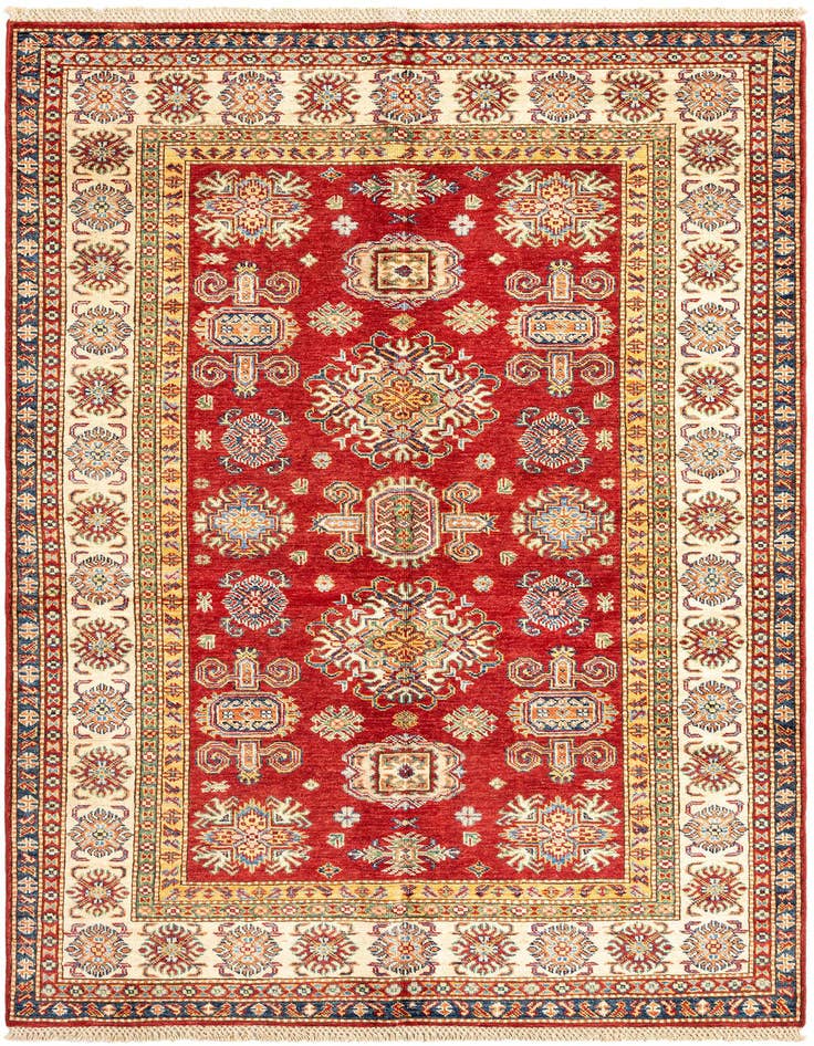 Detail image of 4' 10 x 6' 8 Kazak Wool Rug