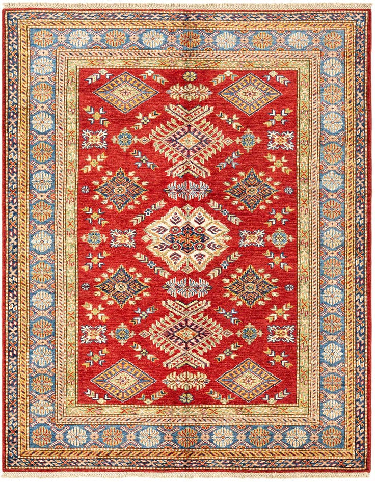 Detail image of 4' 10 x 6' 6 Kazak Wool Rug