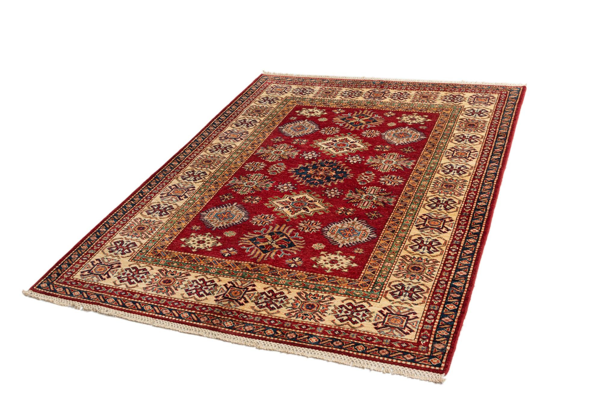 4' 11 x 6' 8 Kazak Wool Rug