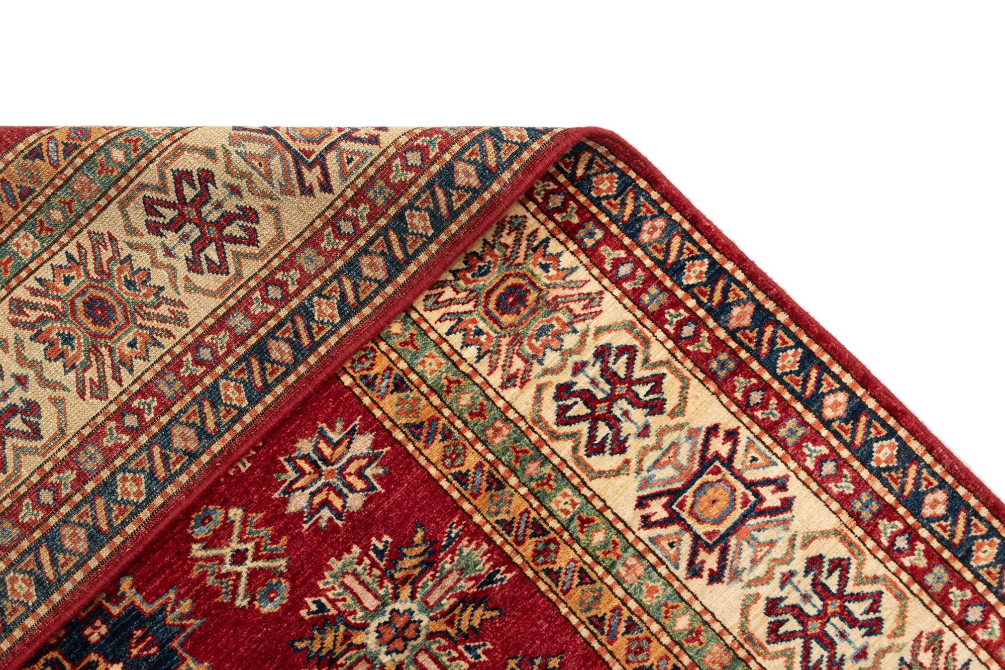 4' 11 x 6' 8 Kazak Wool Rug