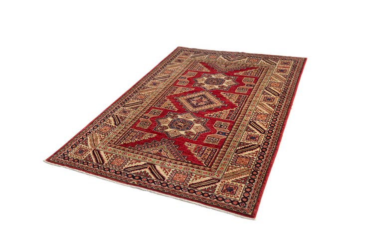 Detail image of 4' 8 x 6' 9 Kazak Wool Rug