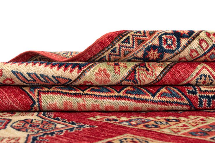 Detail image of 4' 8 x 6' 9 Kazak Wool Rug