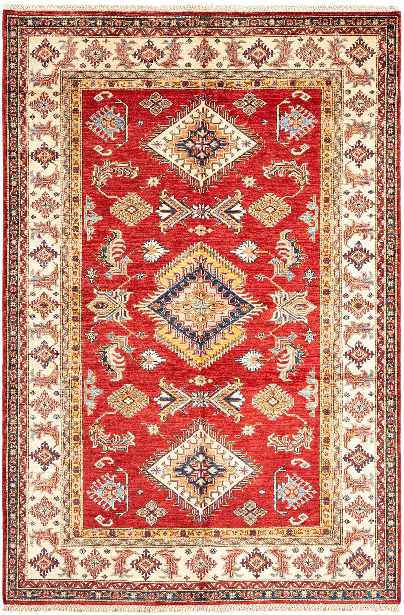 5' 6 x 8' 4 Kazak Wool Rug
