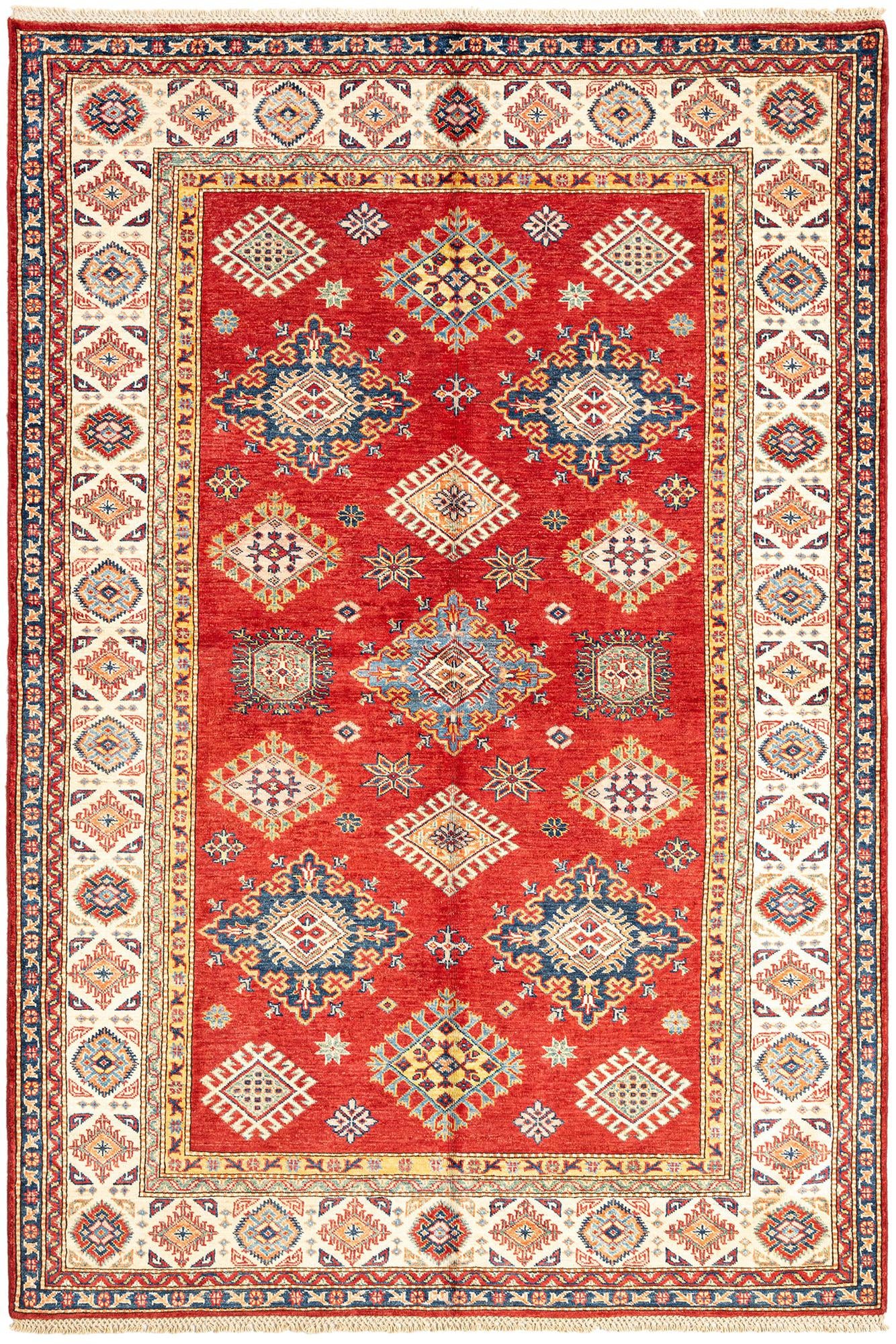 5' 6 x 8' 1 Kazak Wool Rug
