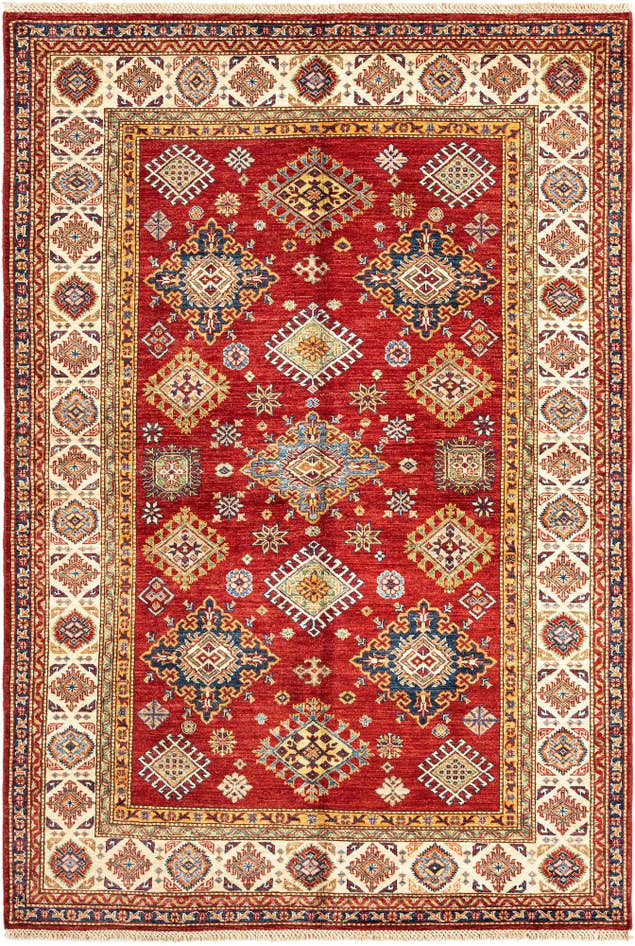 Detail image of 5' 6 x 8' 2 Kazak Wool Rug
